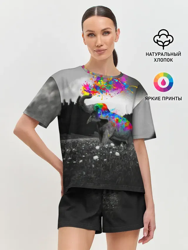Женская пижама с шортами