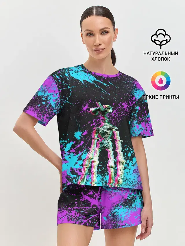 Женская пижама с шортами