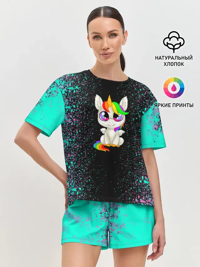 Женская пижама с шортами