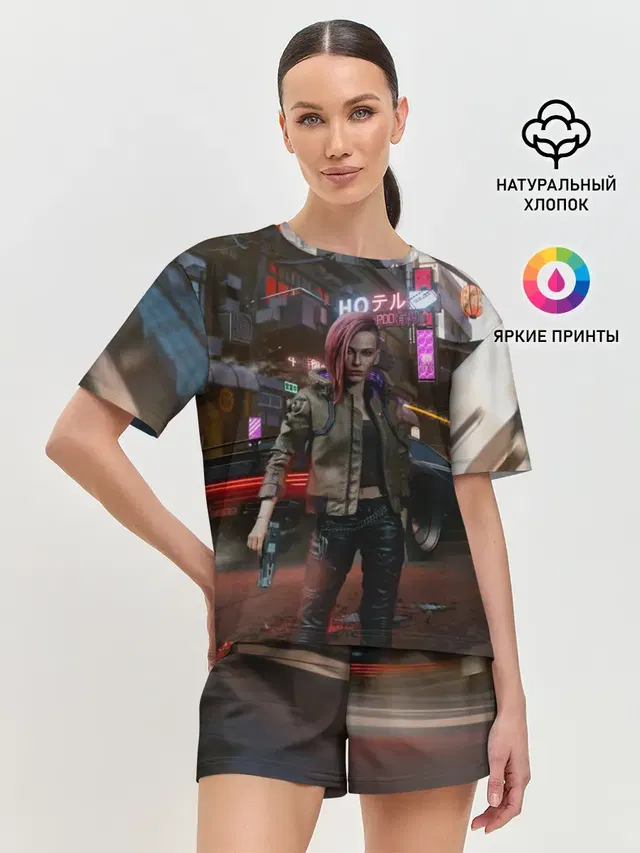 Женская пижама с шортами