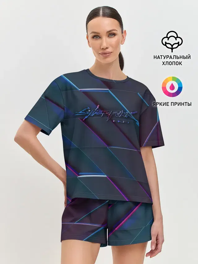 Женская пижама с шортами