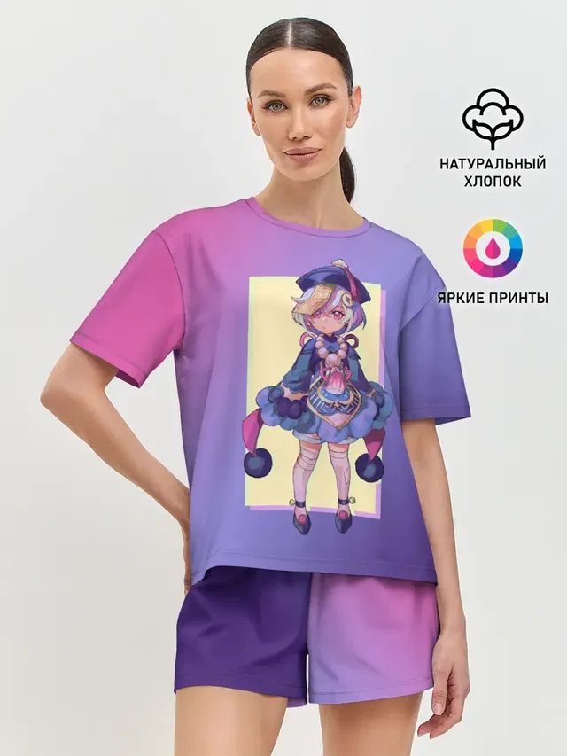 Женская пижама с шортами