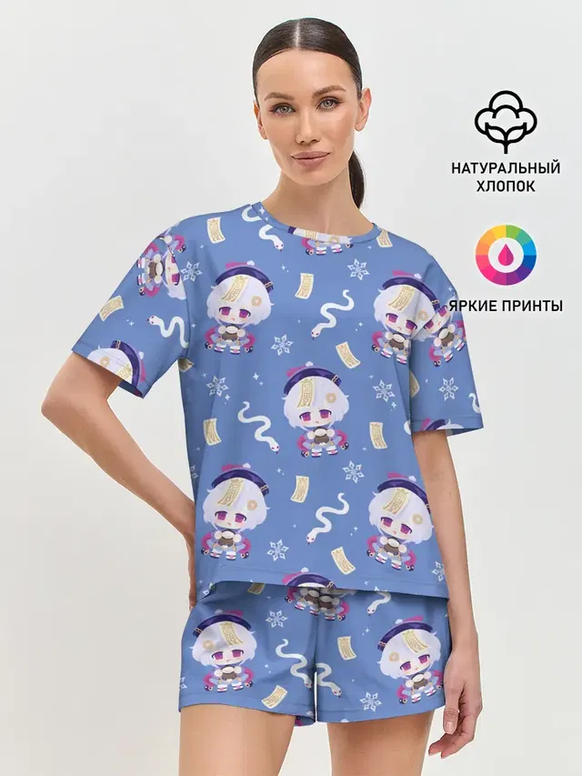 Женская пижама с шортами