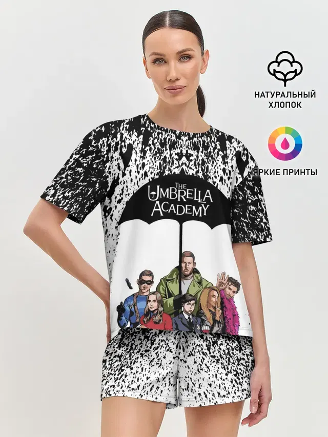 Женская пижама с шортами