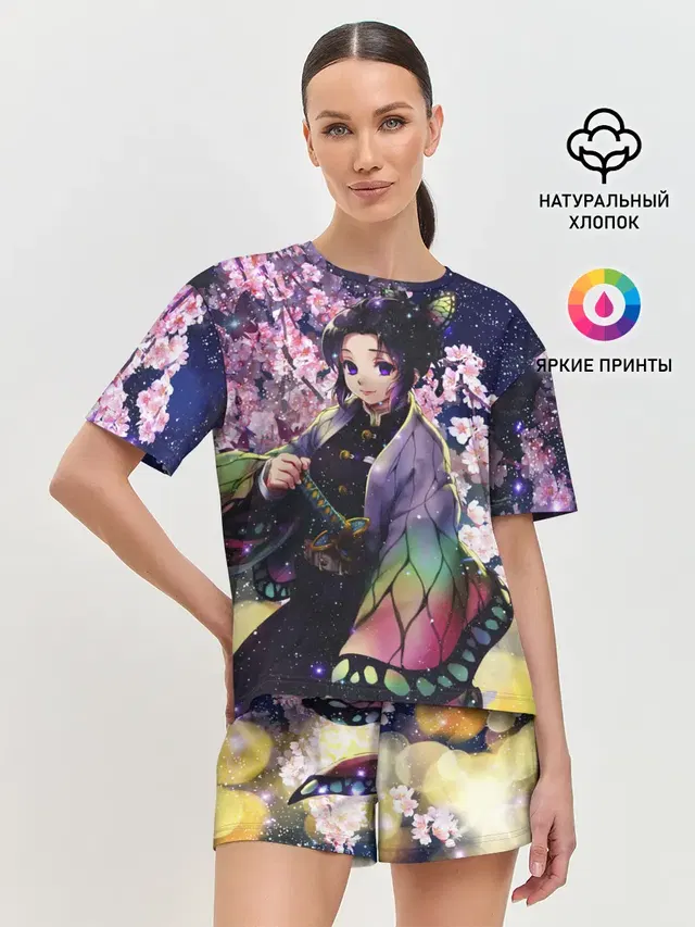 Женская пижама с шортами