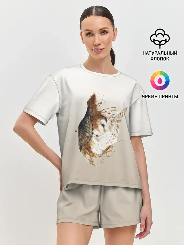 Женская пижама с шортами