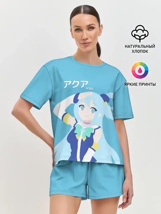Женская пижама с шортами