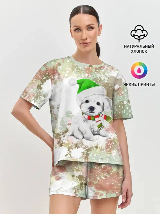 Женская пижама с шортами