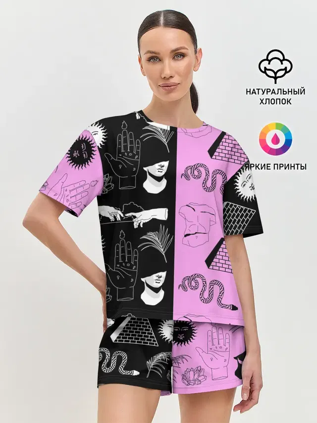 Женская пижама с шортами