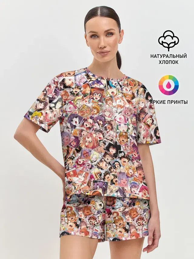 Женская пижама с шортами