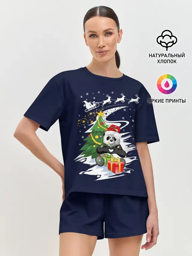 Рождественская Панда