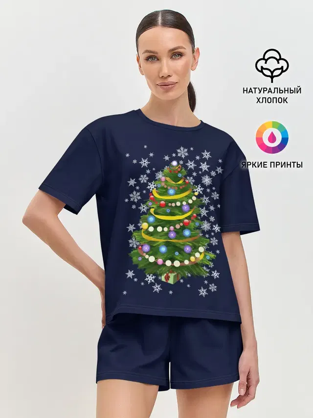 Женская пижама с шортами
