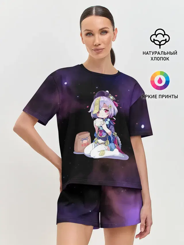 Женская пижама с шортами