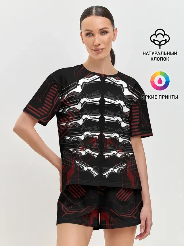 Женская пижама с шортами