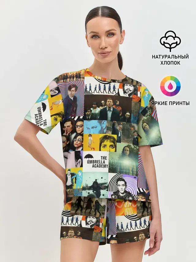 Женская пижама с шортами