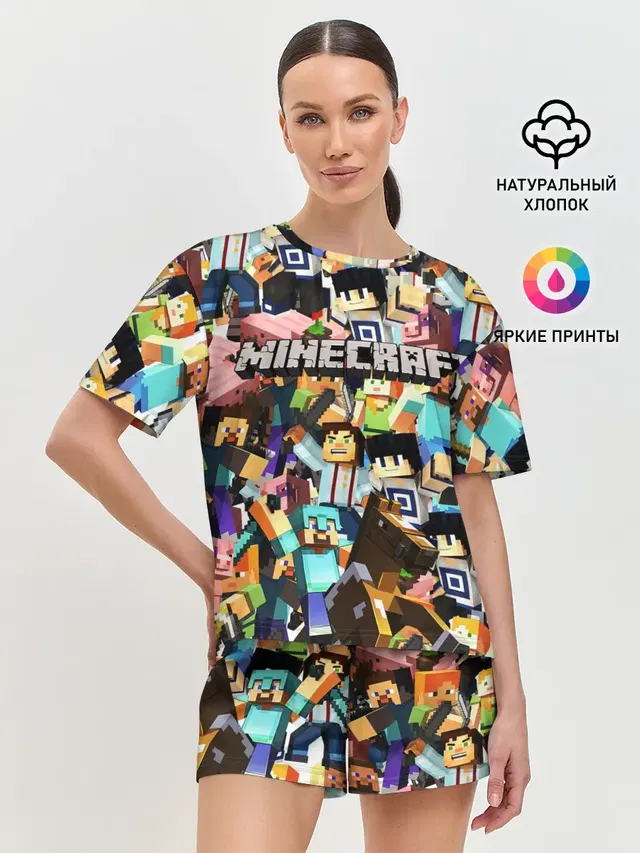 Женская пижама с шортами