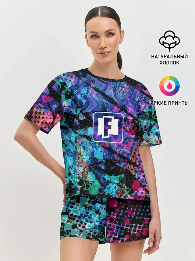 Женская пижама с шортами