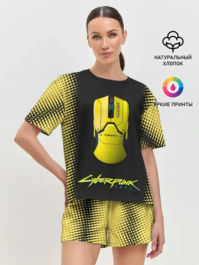 Женская пижама с шортами