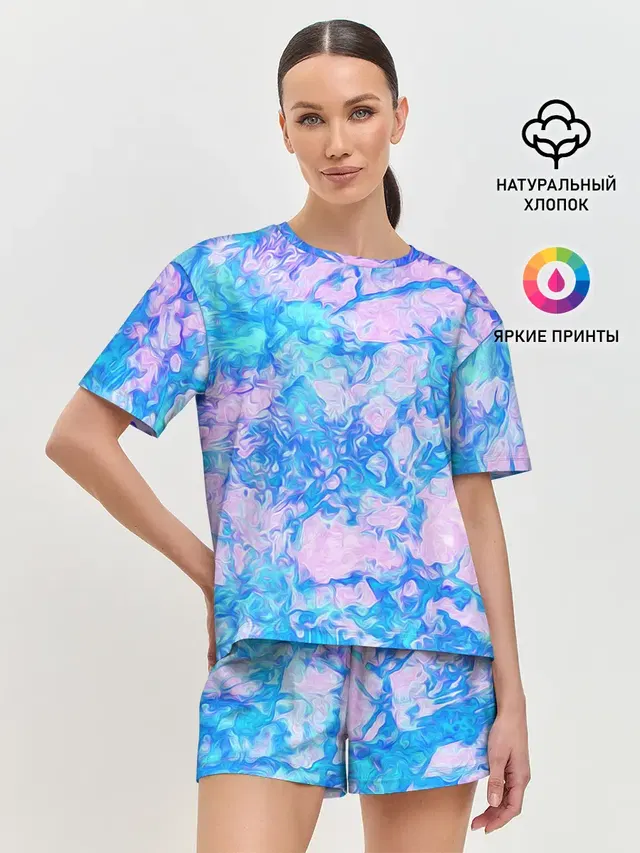 Женская пижама с шортами
