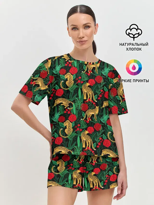 Женская пижама с шортами