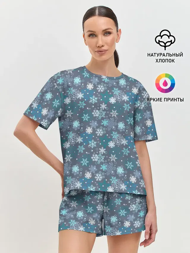 Женская пижама с шортами