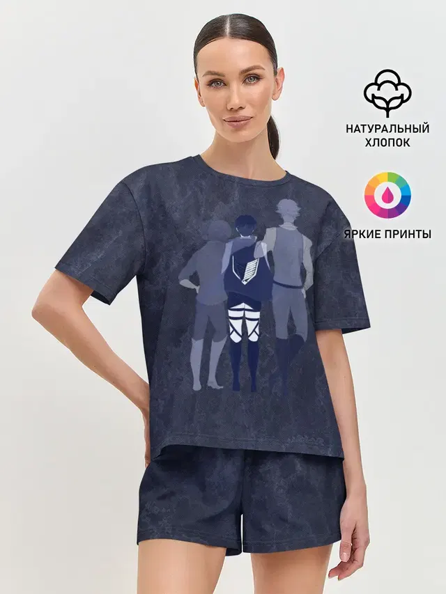 Женская пижама с шортами