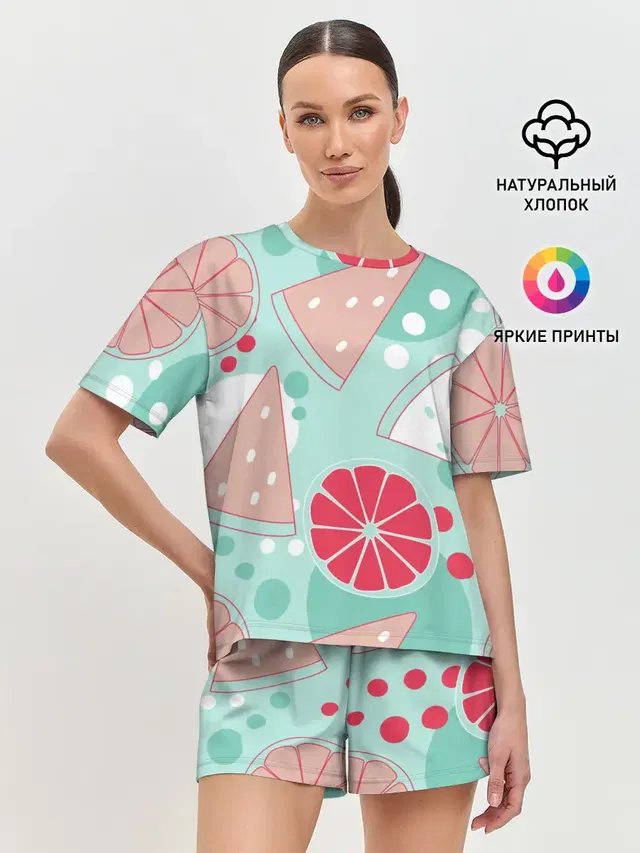 Женская пижама с шортами