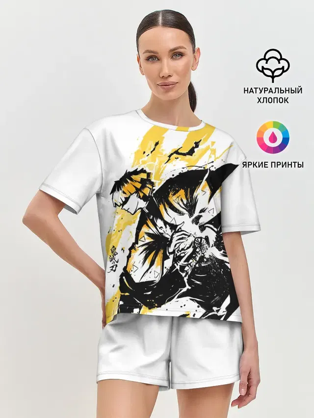 Женская пижама с шортами