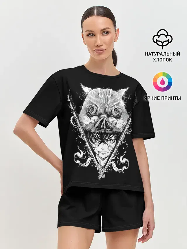 Женская пижама с шортами