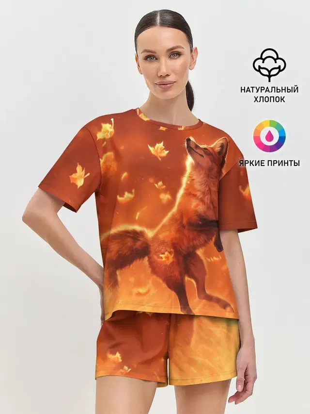 Женская пижама с шортами