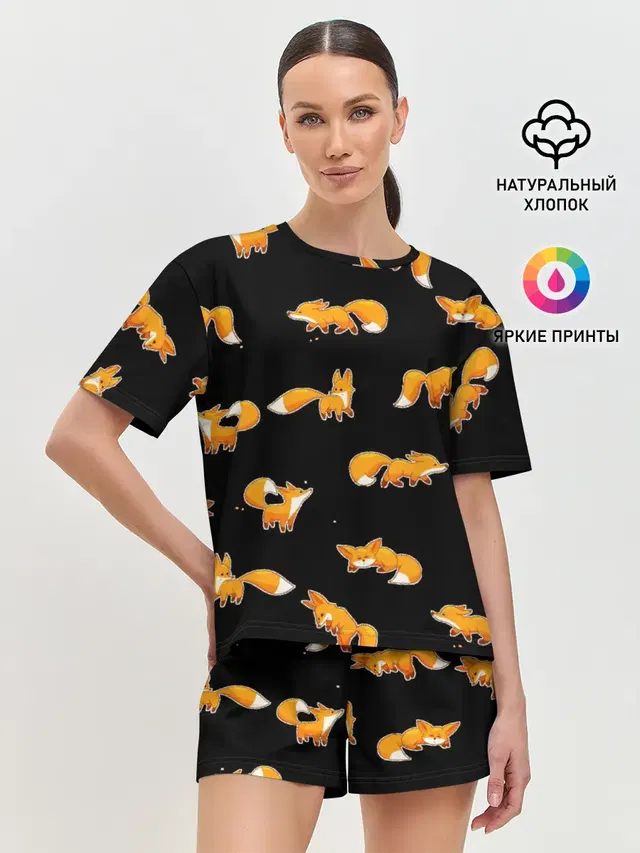 Женская пижама с шортами