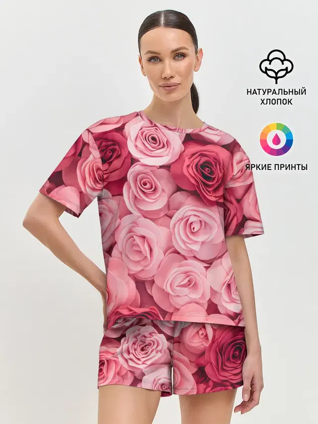 Женская пижама с шортами