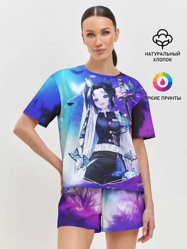 Женская пижама с шортами