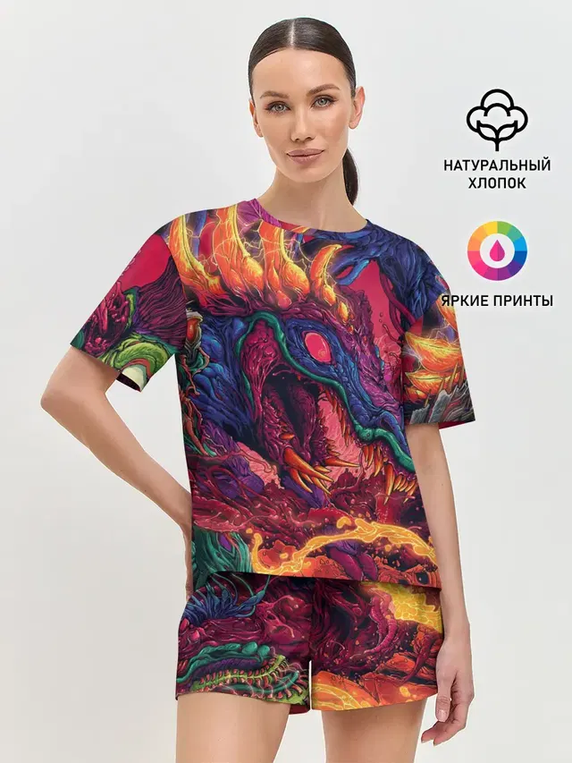 Женская пижама с шортами