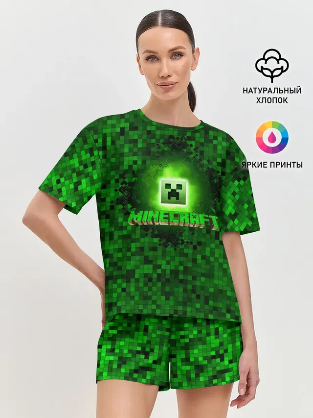 Женская пижама с шортами