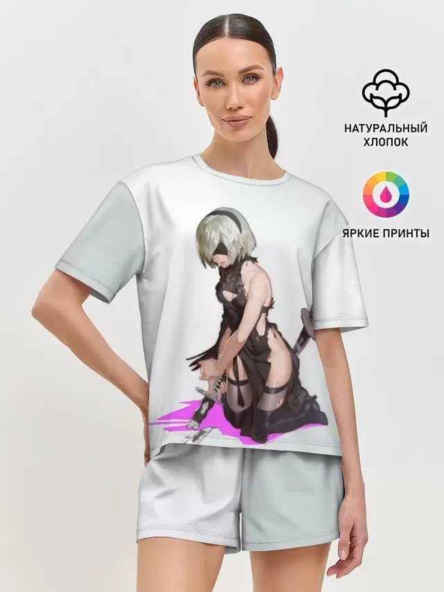 Женская пижама с шортами