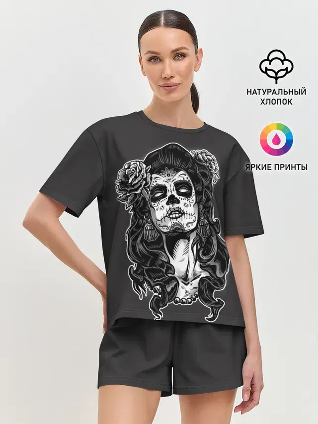 Женская пижама с шортами