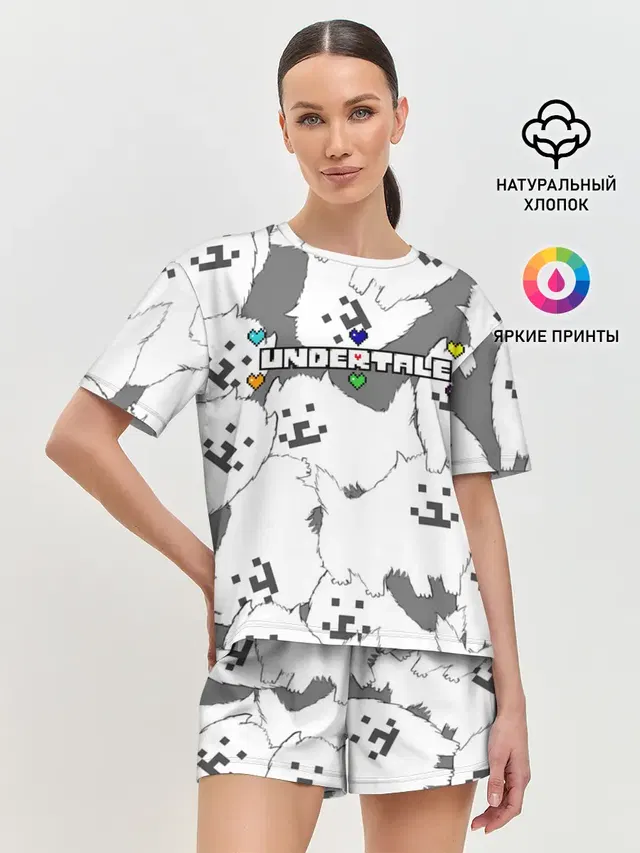 Женская пижама с шортами