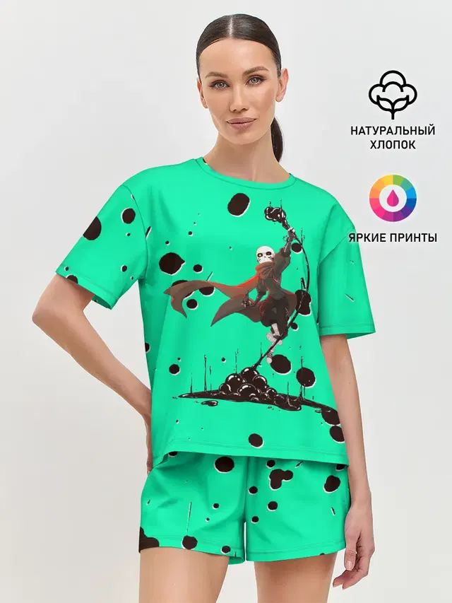 Женская пижама с шортами