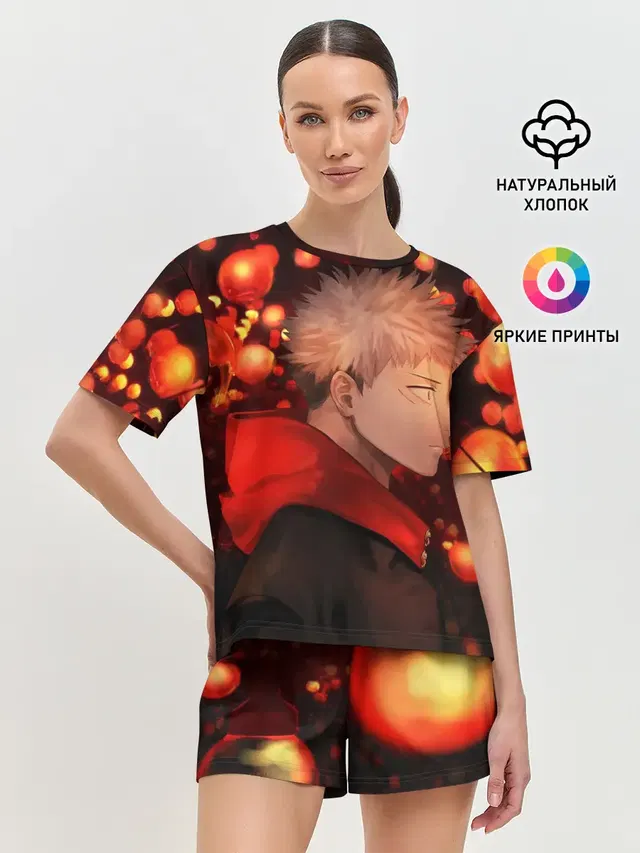 Женская пижама с шортами