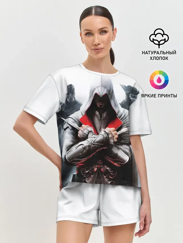 Женская пижама с шортами