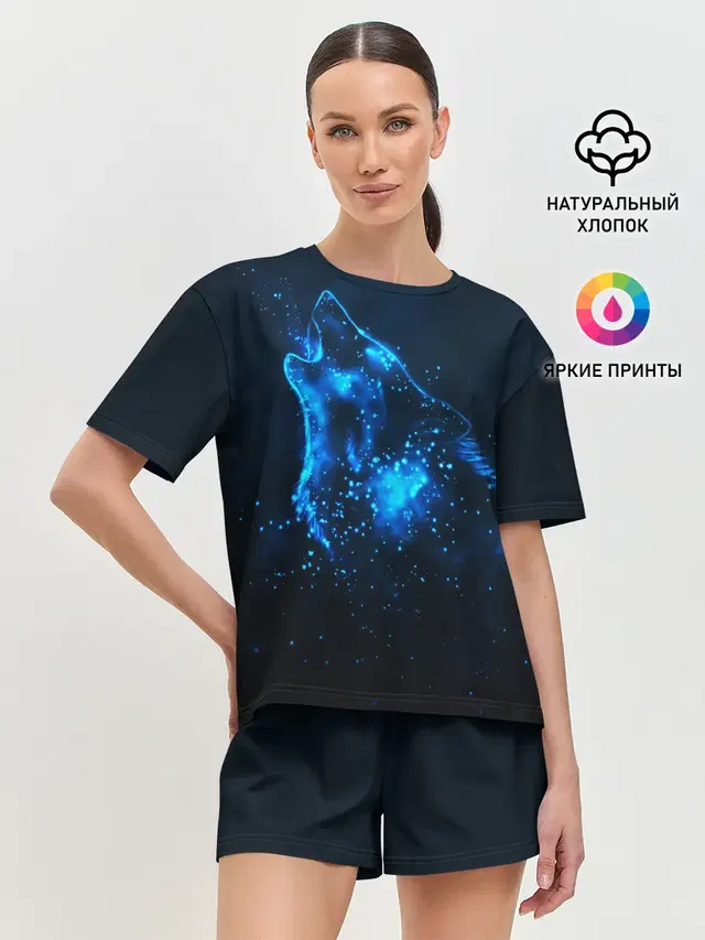 Женская пижама с шортами