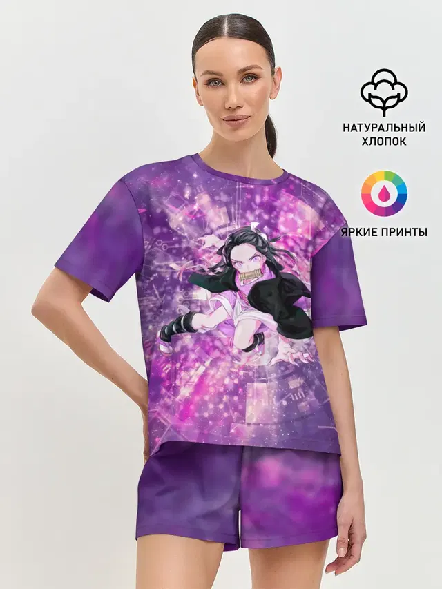 Женская пижама с шортами