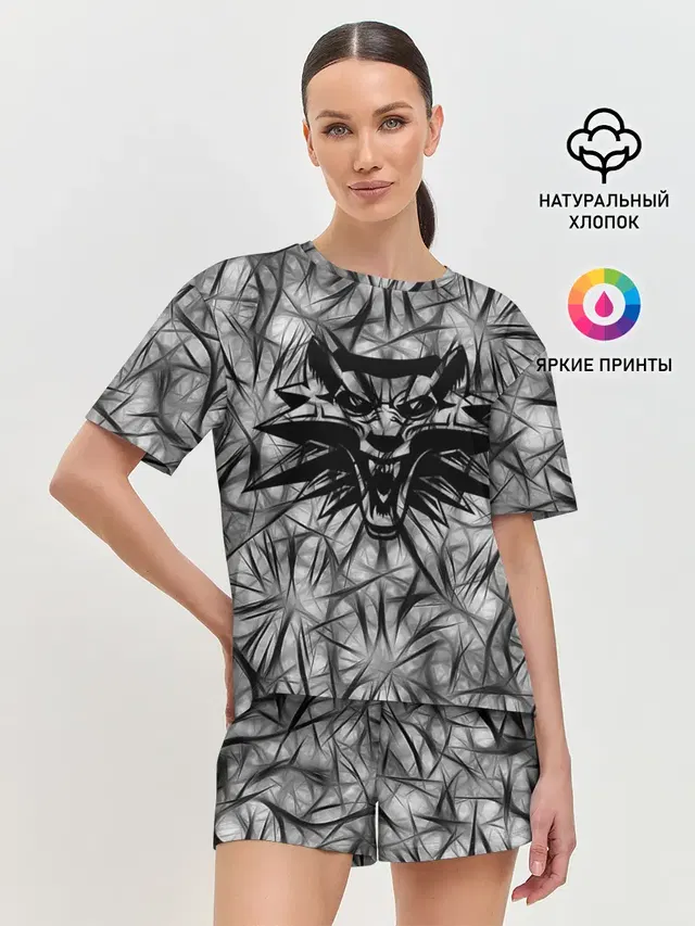 Женская пижама с шортами