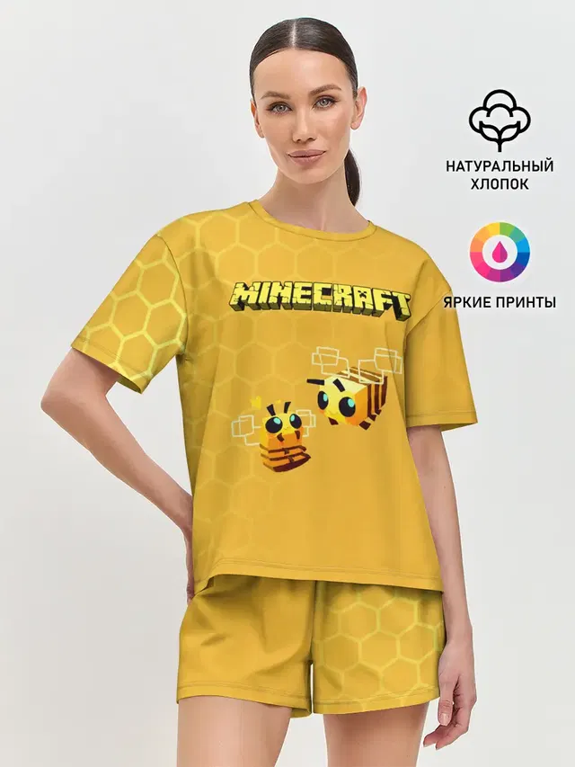 Женская пижама с шортами