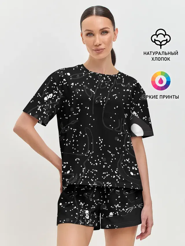Женская пижама с шортами