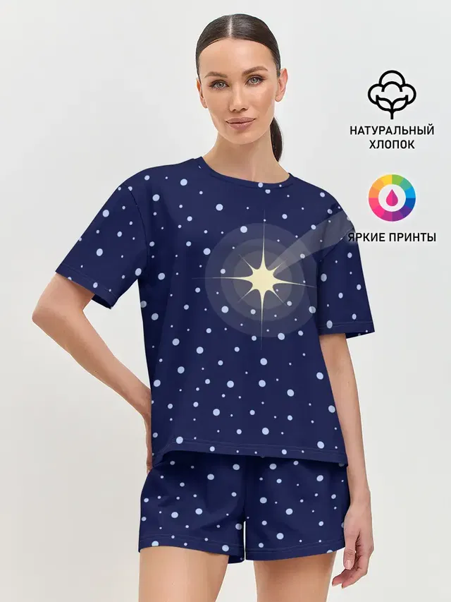 Женская пижама с шортами