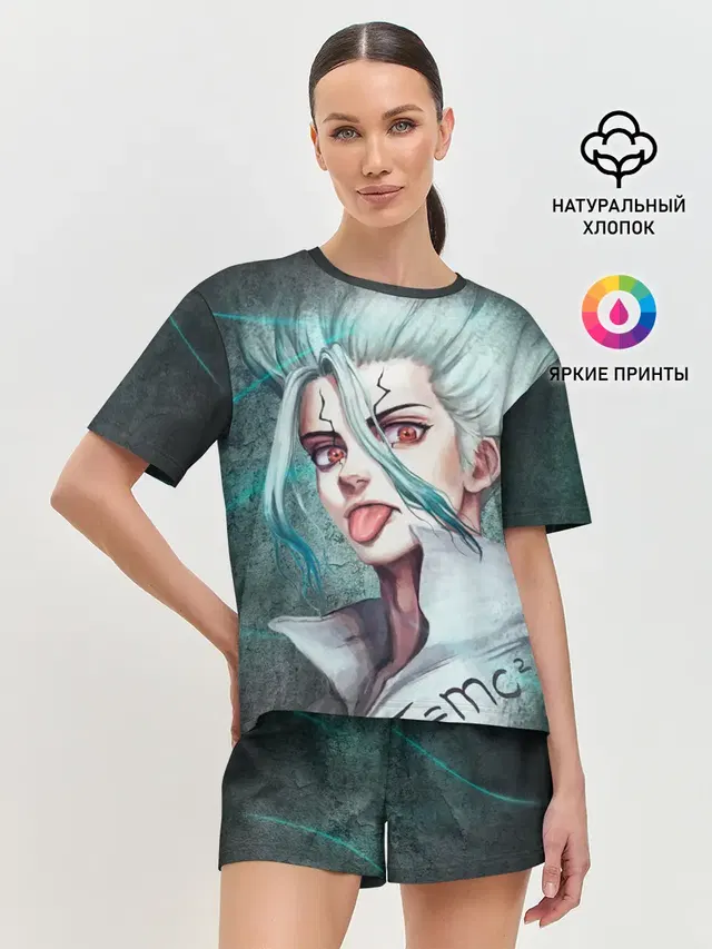 Женская пижама с шортами