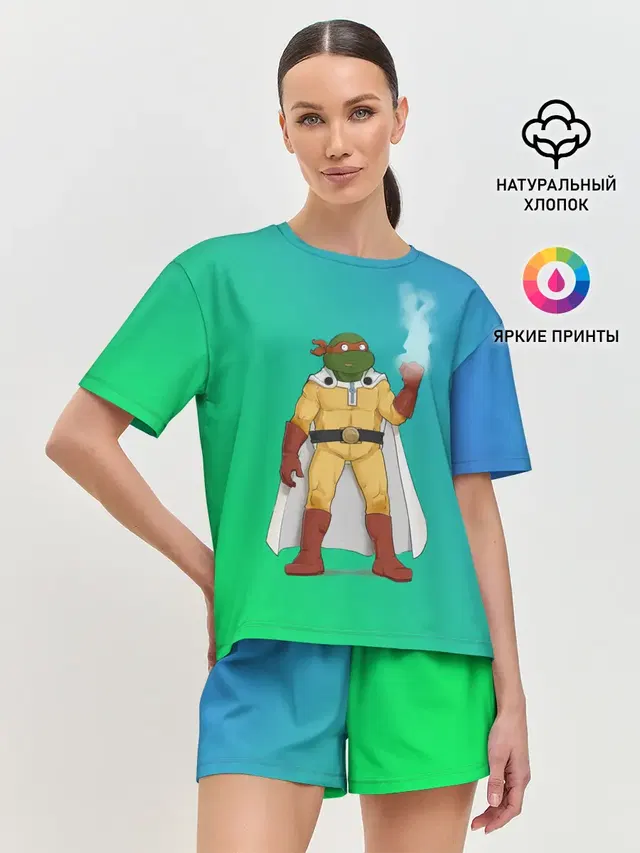 Женская пижама с шортами