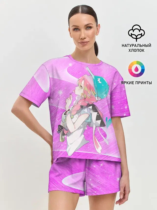 Женская пижама с шортами